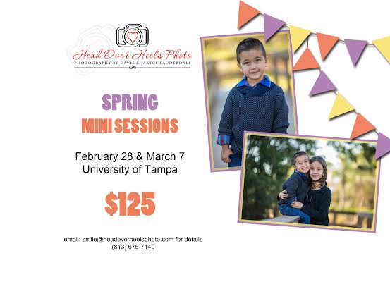 Spring Mini Sessions Special – February 28th / March 7